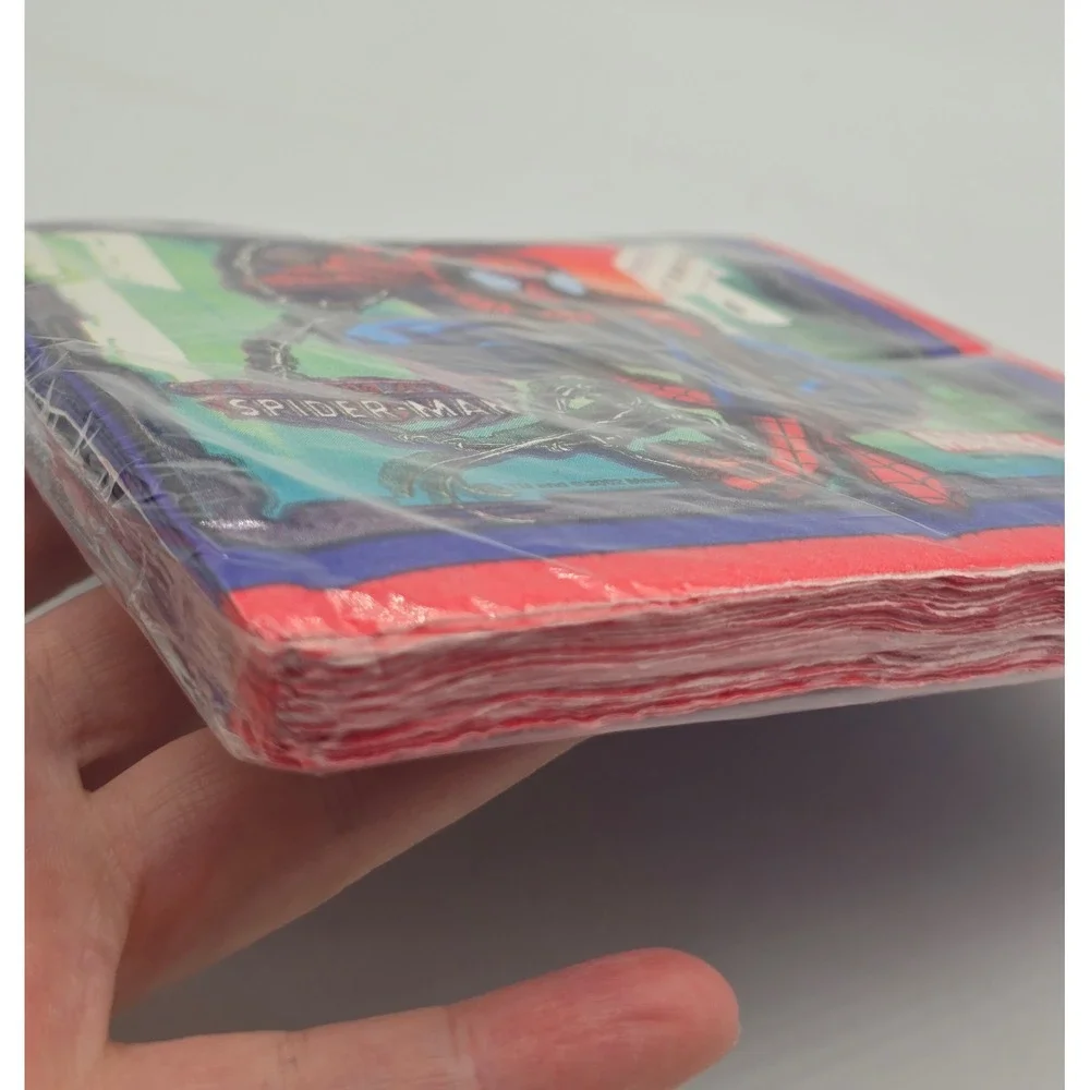 Marvel Spider-Man Napkins Red Vintage 2002 Ultimate Party Supplies 16ct NIP